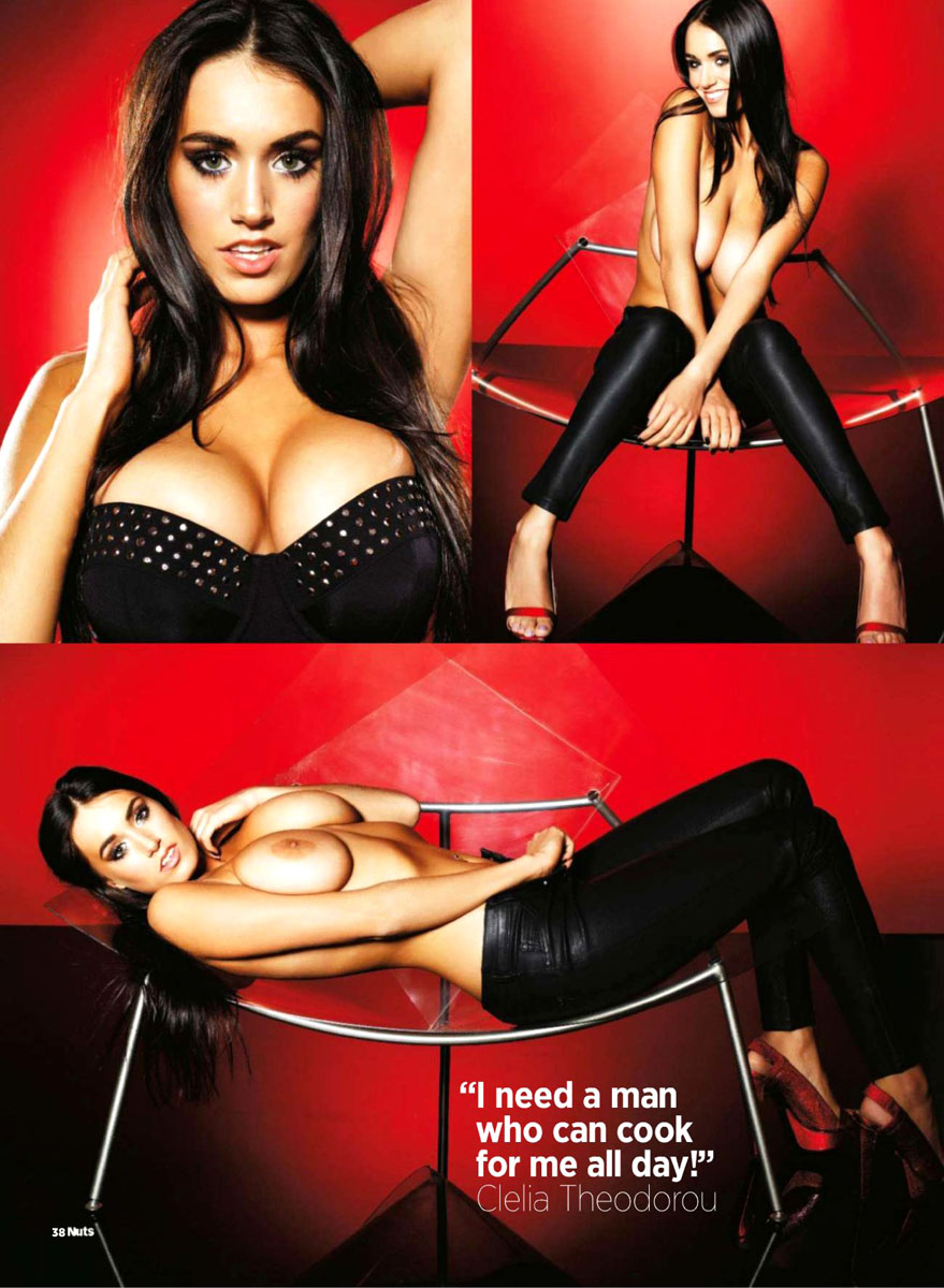 Η Κλέλια Θεοδώρου σε topless φωτογραφίες στο Nuts!