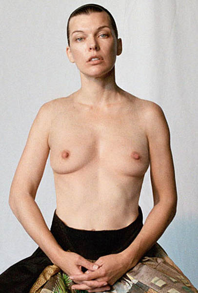 Η καυτή Milla Jovovich σε topless φωτογράφηση για το περιοδικό Pop