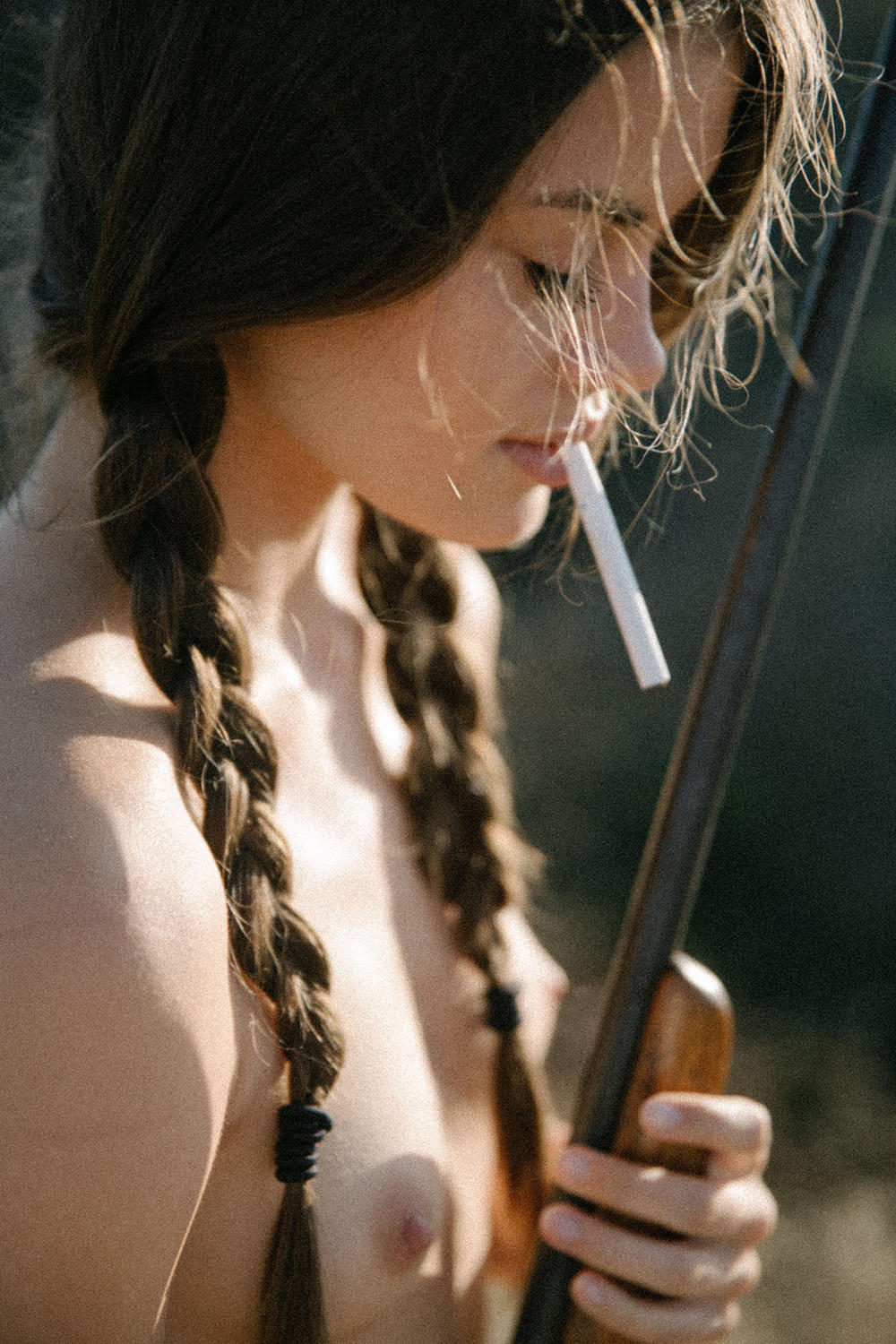 Topless φωτογράφηση της Rachael Lange