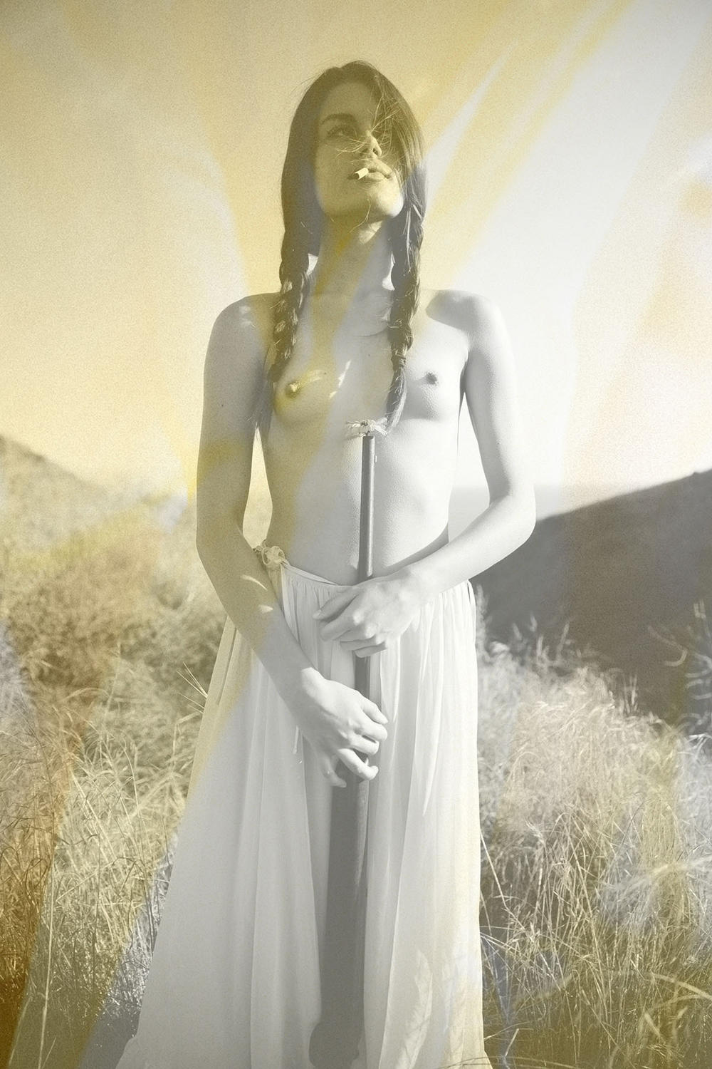 Topless φωτογράφηση της Rachael Lange