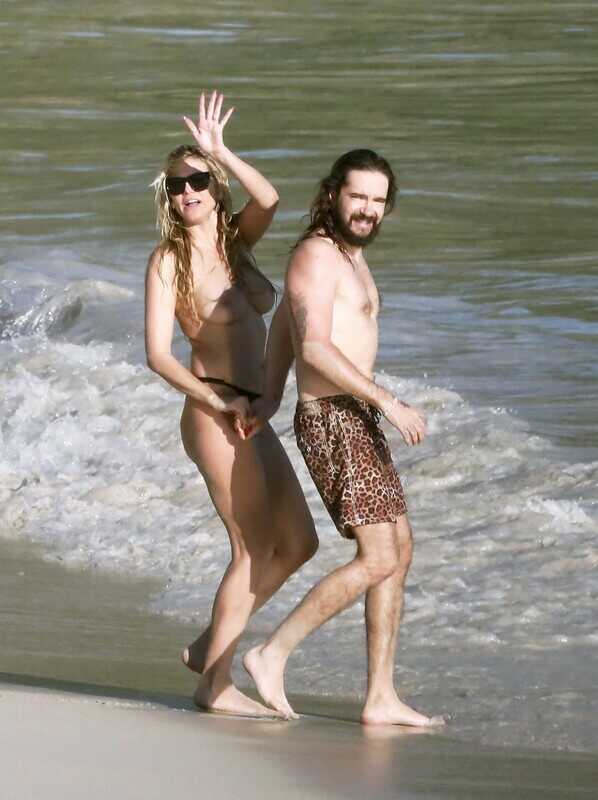 Topless φωτογραφίες της Heidi Klum στην παραλία