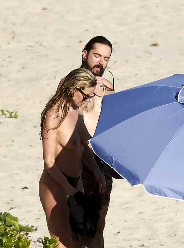 Topless φωτογραφίες της Heidi Klum στην παραλία